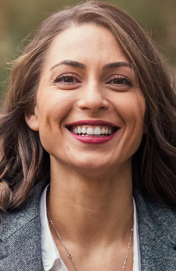 Smiling person